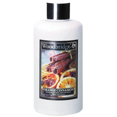 Uzupełnienie do patyczków zapachowych wkład refill płyn Orange Cinnamon Woodbridge 200 ml