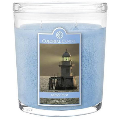 Grote ovale geurkaars Colonial Candle 623 gr - Harbor Mist