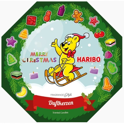 Adventskalender Haribo met theelichtjes - Magisch wachten op Kerstmis