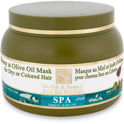 Masque capillaire à l'huile d'olive et au miel minéraux de la Mer Morte 250 ml Health & Beauty