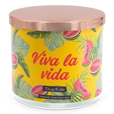 Frida Kahlo Duftkerze im Glas exotische Viva la Vida 400 g