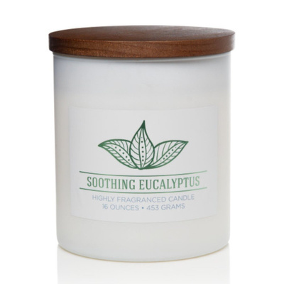 Colonial Candle świeca zapachowa sojowa w szkle naturalna 16 oz 453 g - Soothing Eucalyptus