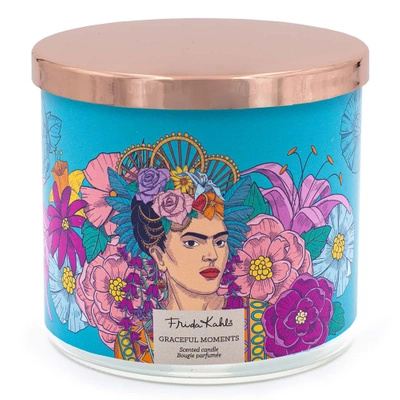 Frida Kahlo scented candle in glass perfume Graceful Moments 400 g