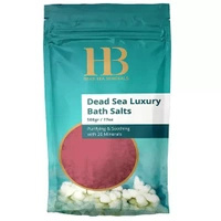 Natural bath salt from the Dead Sea and organic rose oils 500 g Health & Beauty