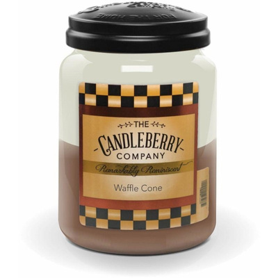 Candleberry duża świeca zapachowa w szkle 570 g - Waffle Cone™
