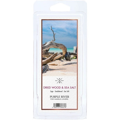 Wax melts soy Dried Wood Sea Salt Purple River 50 g