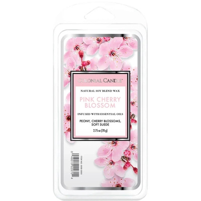 Colonial Candle Classic soy wax melt 6 cubes 2.75 oz 77 g - Pink Cherry Blossom