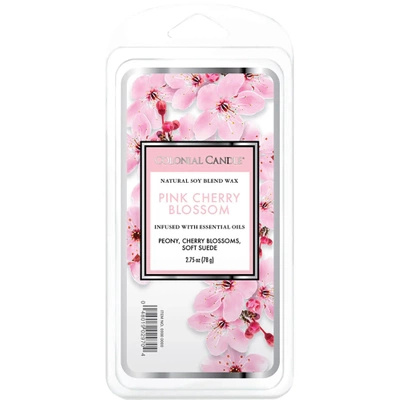 Colonial Candle Classic cire parfumée au soja fondant 77 g - Pink Cherry Blossom