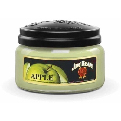 Candela profumata in vetro Jim Beam Apple whisky alla mela Candleberry 283 g