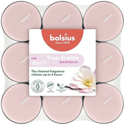 Bolsius True Scents scented tealight warmers 18 pcs - Magnolia