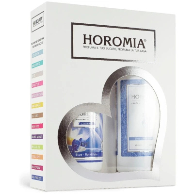 Set regalo profumo per bucato e fragranza per tessuti Blu Fior Di Lotos Horomia 2 pz. x 250ml