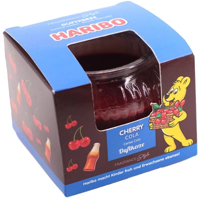 Vela perfumada en vaso Haribo Gominolas de cereza - Cherry Cola