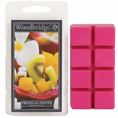 Owocowy wosk zapachowy do kominka Tropical Fruits Woodbridge Candle 68 g