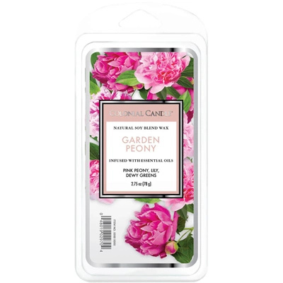 Gėlių sojų kvapo vaškas 77 g Colonial Candle - Garden Peony