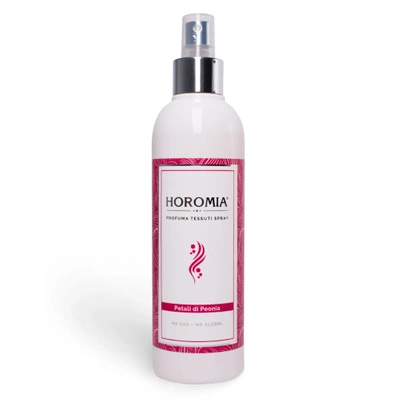 Hoogwaardige geparfumeerde Italiaanse stoffengeur Petali di Peonia Horomia 250 ml