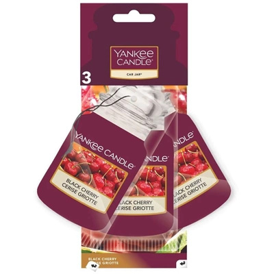 Yankee Candle Car Jar Autoduft 3er-Set - Black Cherry