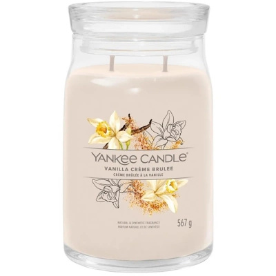 Yankee Candle Signature duża malinowa świeca zapachowa w szklanym słoju 567 g - Red Raspberry