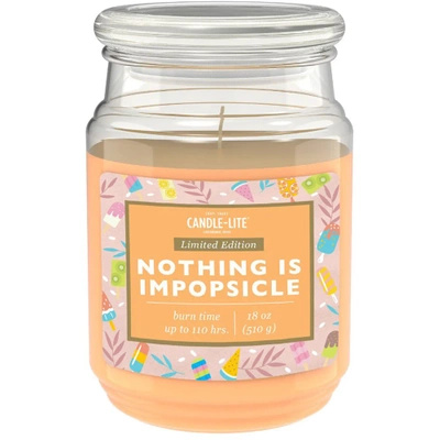 Natural scented candle Nothing is Impopsicle Candle-lite