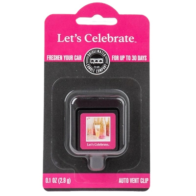 Autogeur Let's Celebrate Bridgewater Candle AutoClip