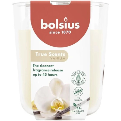 Bolsius scented candle in glass 97/83 mm True Scents - Vanilla Vanilla