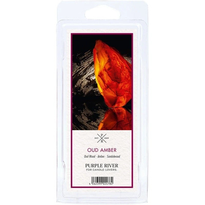 Oud Amber Purple River Vonný sójový vosk do krbu santalový jantar 50 g