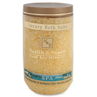 Přírodní koupelová sůl z Mrtvého moře a bio vanilkové oleje 1200 g Health & Beauty