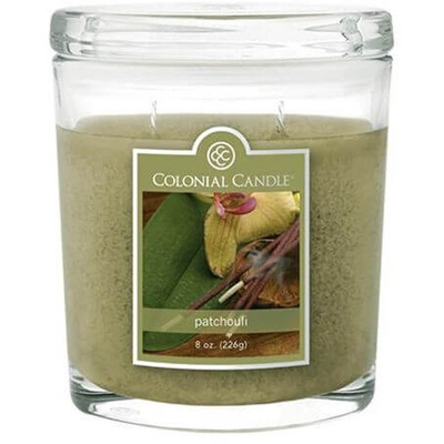Ovale geurkaars Colonial Candle 226 gr - Patchouli