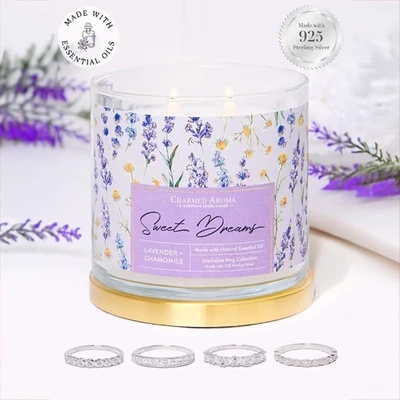 Charmed Aroma smycken ljus eteriska oljor 12 oz 340 g ring - Sweet Dreams