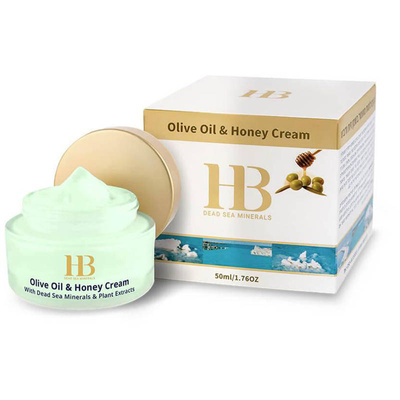 Crema hidratante con aceite de oliva y miel 50 ml SPF20 a base de minerales del Mar Muerto Health & Beauty