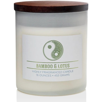 Colonial Candle Wellness grand pot bougie parfumée mélange de soja 16 oz 453 g - Bamboo & Lotus