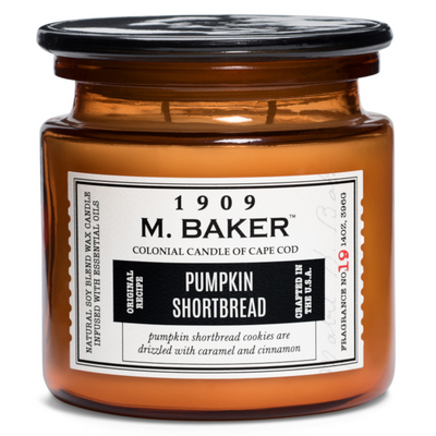 Soja geurkaars apotheekpot 396 g Colonial Candle M Baker - Pumpkin Shortbread