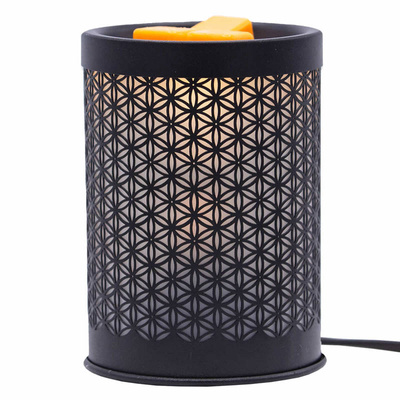 Duftlampe elektrische Flower Of Life Schwarz