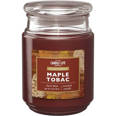 Geurkaars natuurlijke Maple Tobac Candle-lite