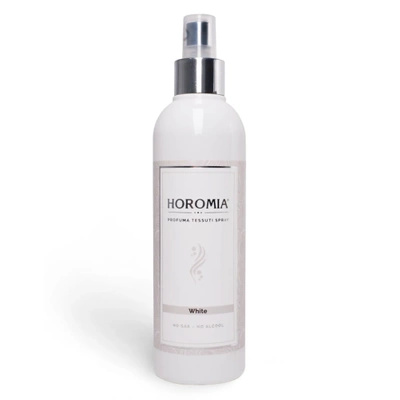 White Horomia fragancia italiana premium perfumada para tejidos 250 ml