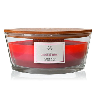 Kvapioji žvakė su medine dagtimi Winter Red Berries Purple River 453 g
