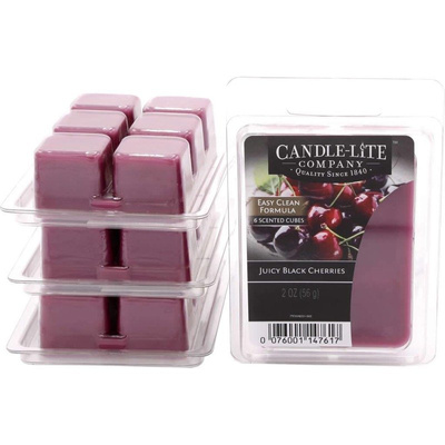 Cire parfumée aux fruits Juicy Black Cherries Candle-lite 56 g