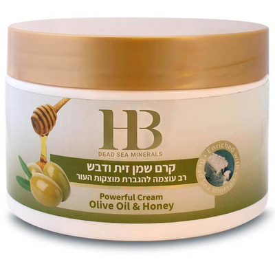 Crème met olijfolie en honing voor lichaamsverzorging met mineralen uit de Dode Zee 350 ml Health & Beauty