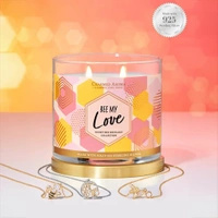 Jewelry candle Charmed Aroma bees 340 g necklace - Bee My Love