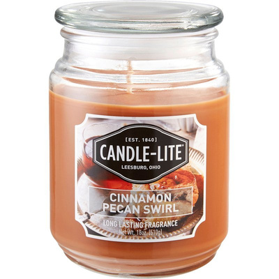 Natural scented candle Cinnamon Pecan Swirl Candle-lite