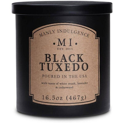 Vela perfumada de soja para hombre Colonial Candle - Black Tuxedo