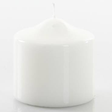 Luxurious classic candle Meloria 80/80 mm - White