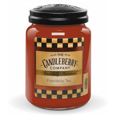 Candleberry large scented candle in jar 570 g - Friendship Tea™