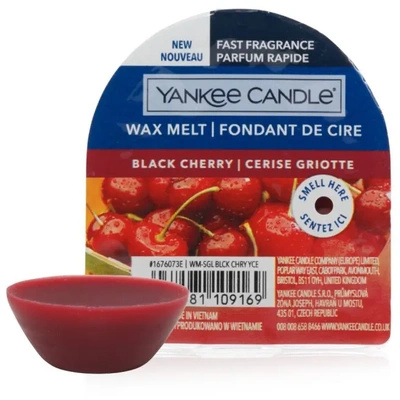 Yankee Candle vonný vosk 0,8 oz 22 g - Černá třešeň