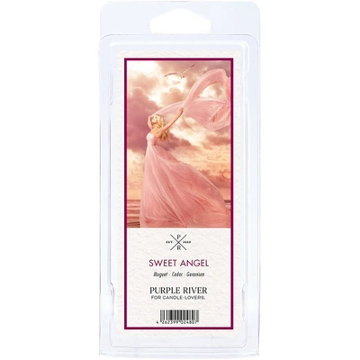 Scented soy wax for fireplace women's perfume Sweet Angel Purple River 50 g