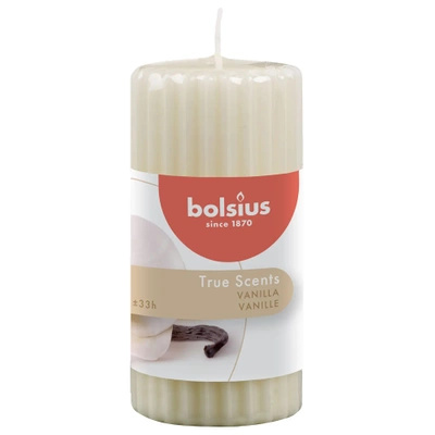 Bolsius scented lump candle trunk pillar 120/58 mm True Scents - Vanilla Vanilla