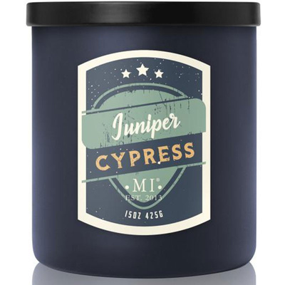 Soja Duftkerze für Herren Juniper Cypress Colonial Candle