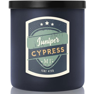 Kvapioji žvakė vyrams sojų Juniper Cypress Colonial Candle