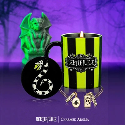 Candela con gioielli Collana regalo Beetlejuice Mug Charmed Aroma