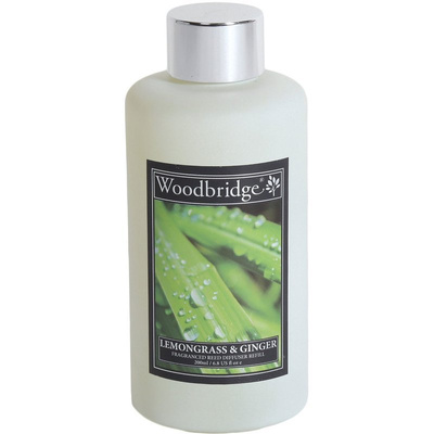 Doftpinnar refill citrongräs ingefära Woodbridge 200 ml - Lemongrass Ginger