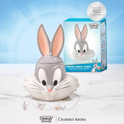 Bižuterní svíčka Looney Tunes Bugs Bunny 382g náhrdelník stříbro 925